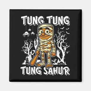 Tung Tung Tung Sahur Halloween Mumie Italienisches Magnet