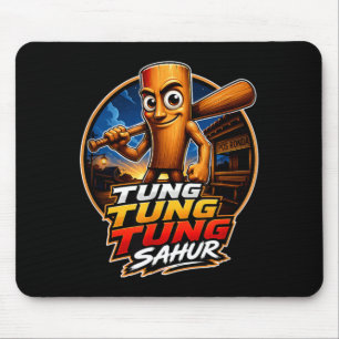 Tung Tung Tung Sahur Meme Italien Brainrot Geschen Mousepad