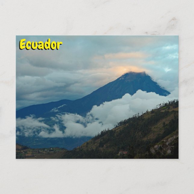 Tungurahua, Ecuador Postkarte (Vorderseite)
