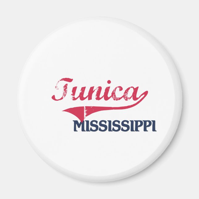 Tunica Mississippi City Classic Magnet (Vorne)