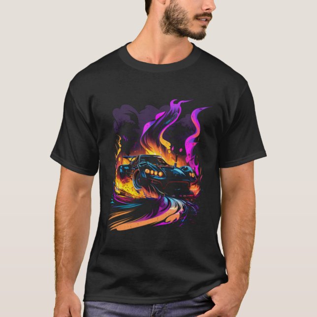 Tuning car from the 90s Pace Car racing car  1 T-Shirt (Vorderseite)