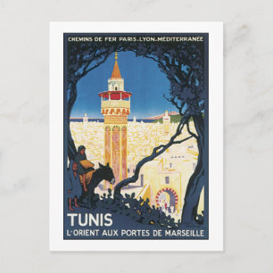 Tunis L'Orient Aux portes de Marsielle Postkarte