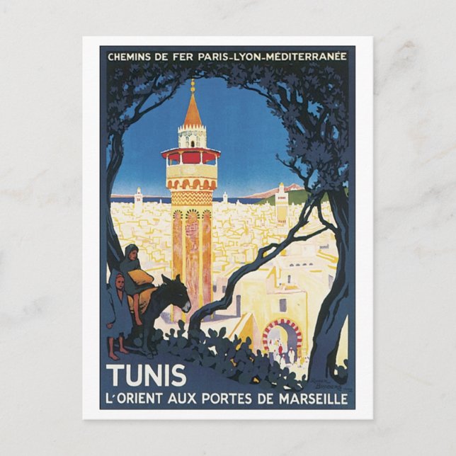 Tunis, Orient Aux Portes de Marsielle Postkarte (Vorderseite)