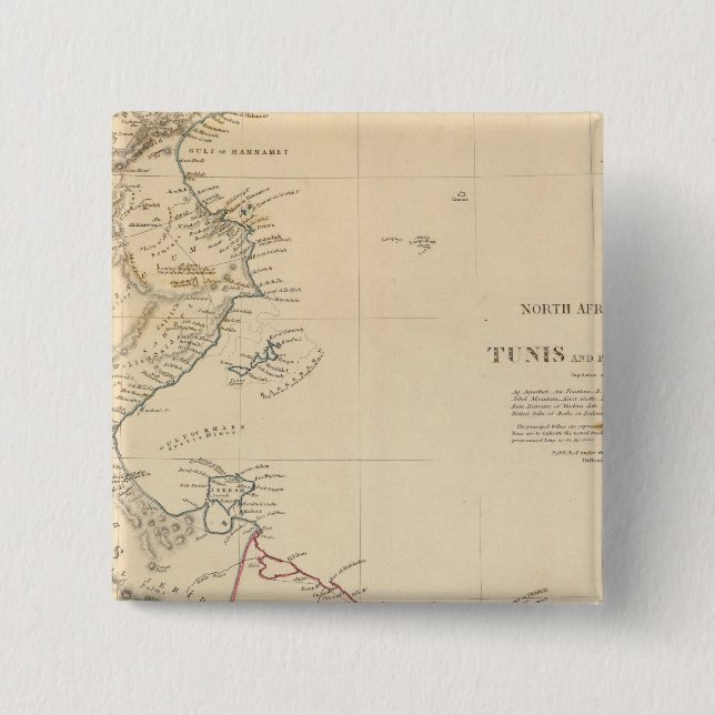 Tunis, Tripolis Button (Vorderseite)