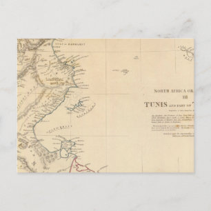 Tunis, Tripolis Postkarte