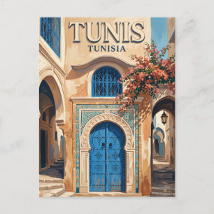 Tunis Tunesien Postkarte