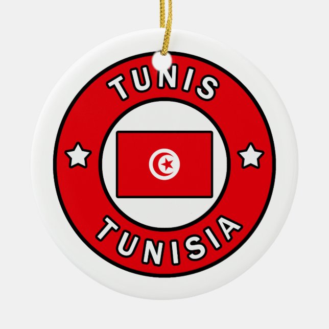 Tunis Tunis Keramik Ornament (Vorne)