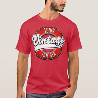 Tunis Tunis Vintager Stil T-Shirt