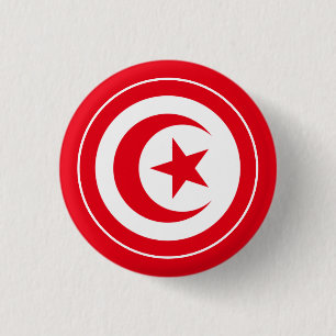 Tunisia-Flagge Button