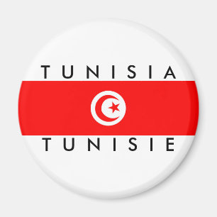 Tunisia-Ländername-Symbol Magnet