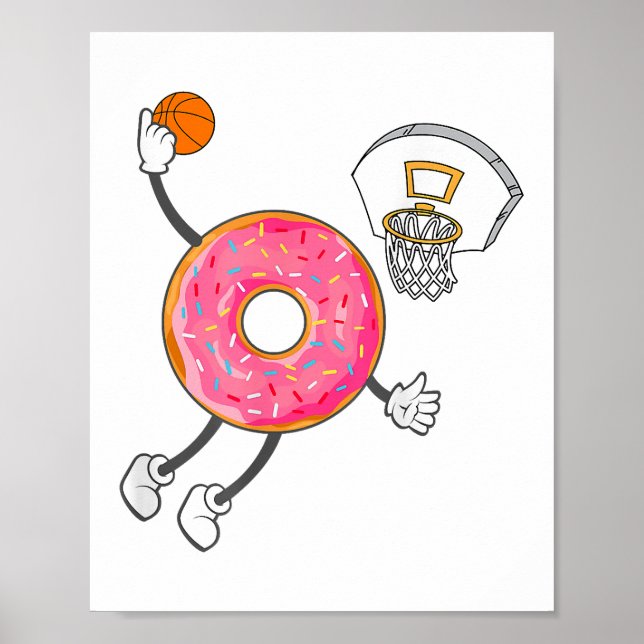 Tunking Donut Loch Essen Champ Poster (Vorne)