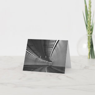 Tunnel Dankeskarte