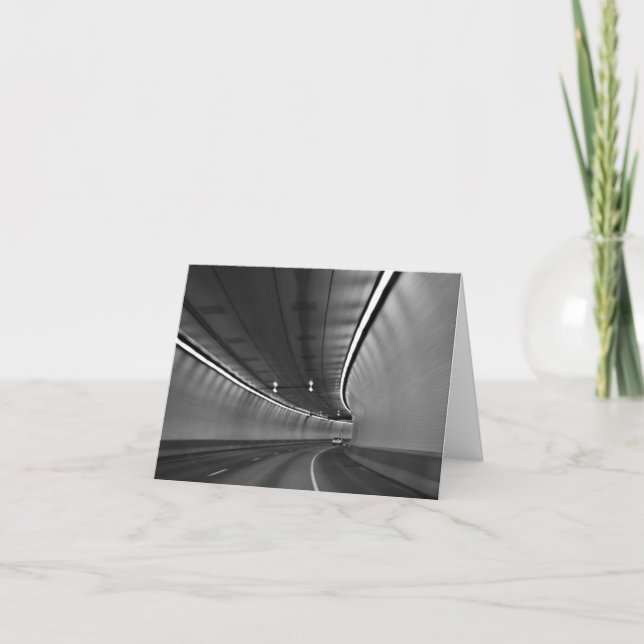 Tunnel Dankeskarte (Vorderseite)