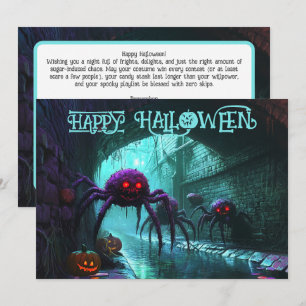 Tunnel der Terrors Card Einladung