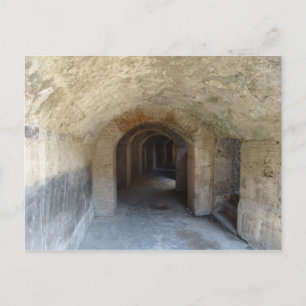 Tunnel des Amphitheaters, Pompeji Postkarte