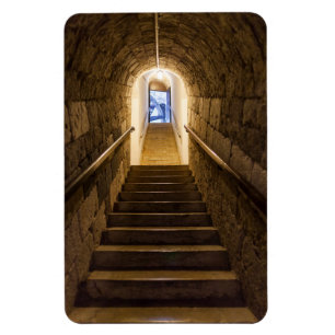 Tunnel in ein altes Salzbergwerk Magnet