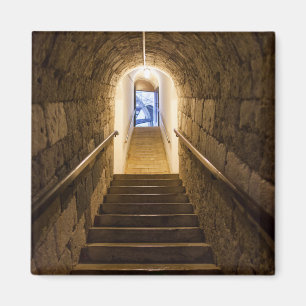 Tunnel in eine alte Salzmine Magnet
