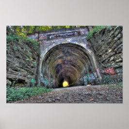 Tunnel Moonville, Landkreis Vinton, Ohio Poster