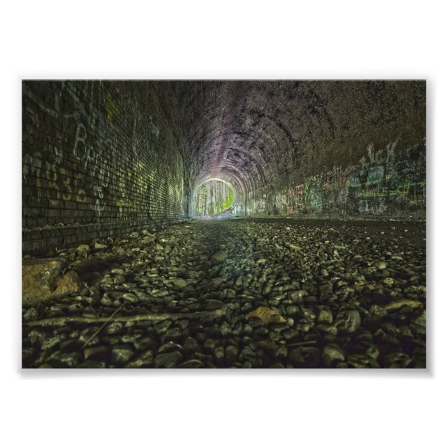 Tunnel Moonville, Ohio Fotodruck (Vorne)