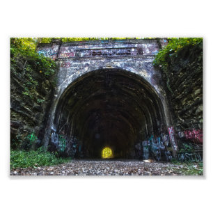 Tunnel Moonville, Ohio Fotodruck
