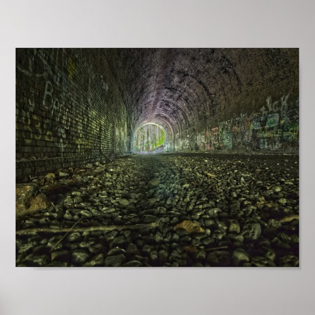 Tunnel Moonville, Ohio Poster (Vorne)
