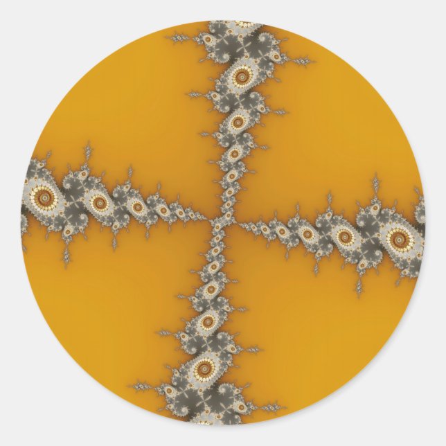 Tunnel - Sticker fractal (Devant)