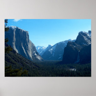 Tunnel View - El Capitan und Bridalveil Fall, Yose Poster
