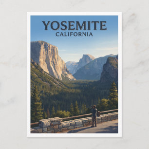 Tunnel View Yosemite Valley Kalifornien Souvenir Postkarte