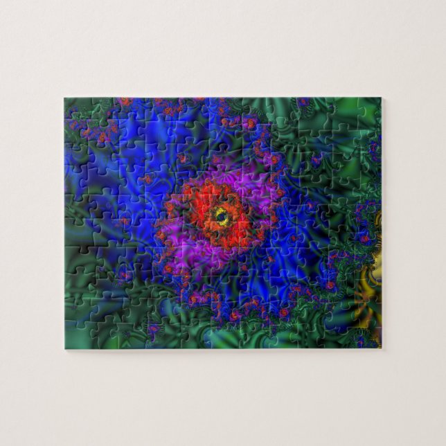 Tunnel-Vision | Rainbow Fraktal Art (Horizontal)