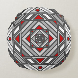 Tunnel Vision Round Coussin