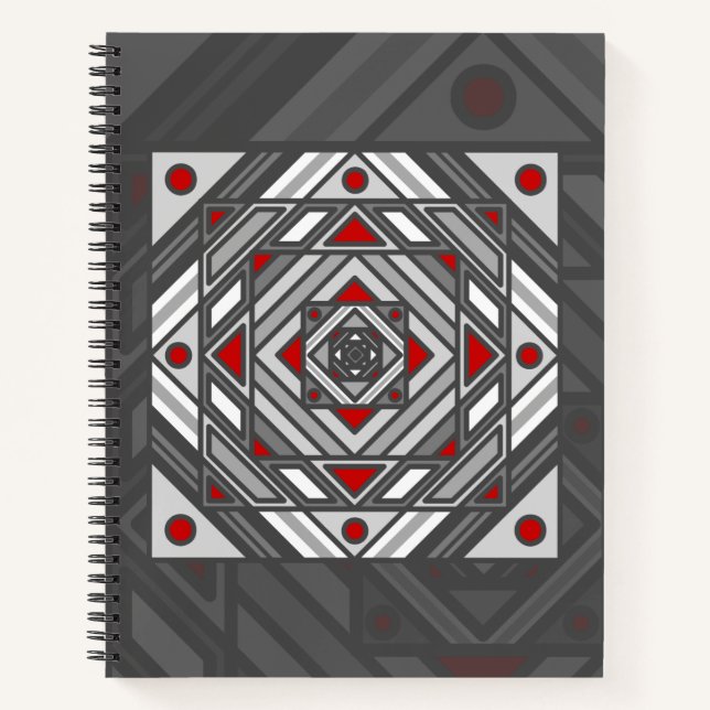 Tunnel Vision Spiral Notebook Notizbuch (Vorderseite)