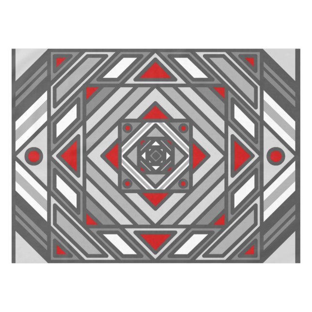 Tunnel Vision Tablecloth Tischdecke (Vorderseite (Horizontal))