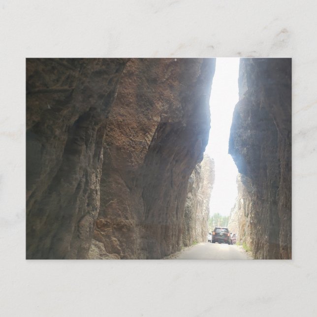 Tunnelöffnung, Needles Highway, South Dakota Postkarte (Vorderseite)