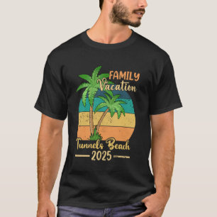 Tunnels Beach Hawaii Familienurlaub 2025 Sommer T-Shirt