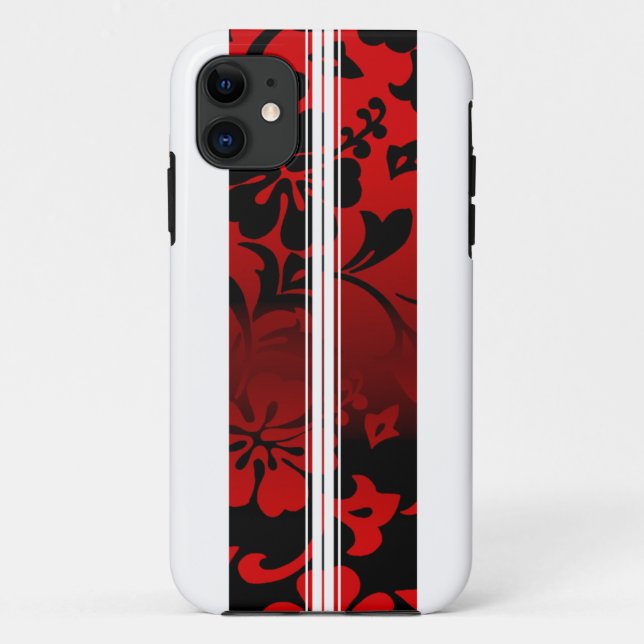 Tunnels Beach Hawaiian Surfboard iPhone 5 Coque (Dos)