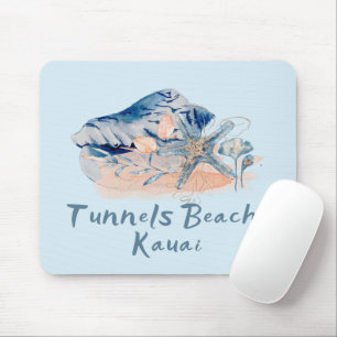 Tunnels Beach Kauai Muscheln  Mousepad