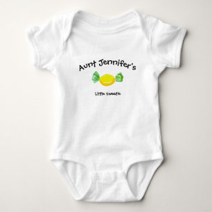 Tunt Newborn Little Sweetie Niece Nephew Niedlich Baby Strampler