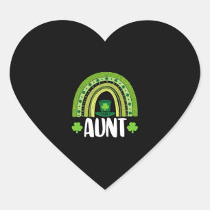 Tunt St Patricks Herz-Aufkleber