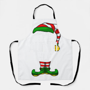 Tuntie Elf Familie Matching Weihnachtsgruppe Schürze