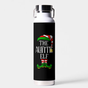 Tuntie Elf Familie Matching Weihnachtsgruppe Trinkflasche