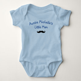 Tuntie Little Man Nephew Boy Neuborn Niedlich Baby Strampler