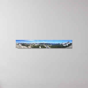 Tuolumne Meadows Panorama von Fairview Dome - Yos Leinwanddruck