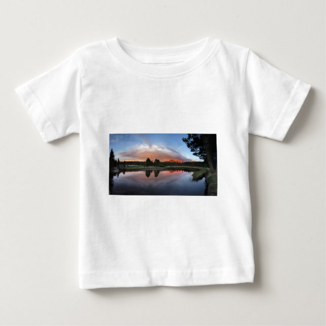 Tuolumne Meadows Sunset - Yosemite John Muir Trail Baby T-shirt (Vorderseite)