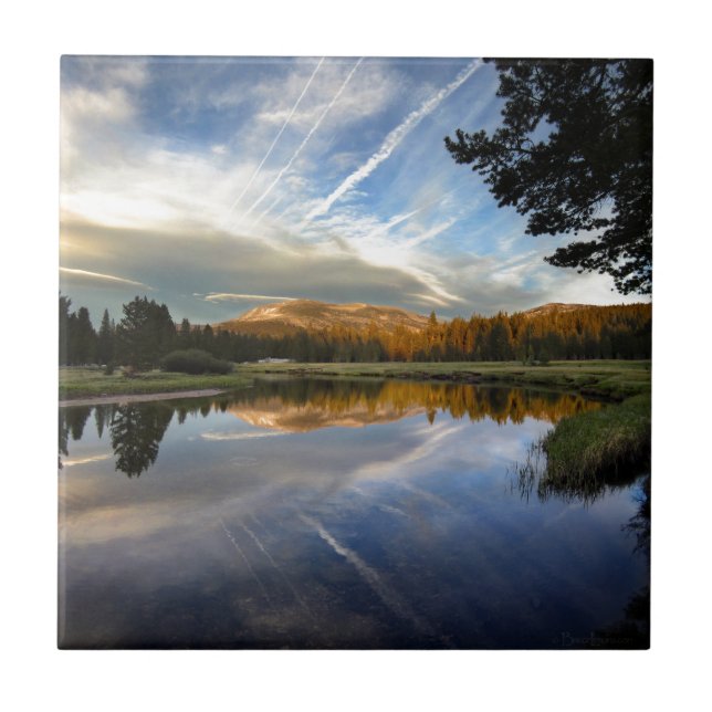 Tuolumne Meadows - Yosemite - John Muir Trail Fliese (Vorderseite)
