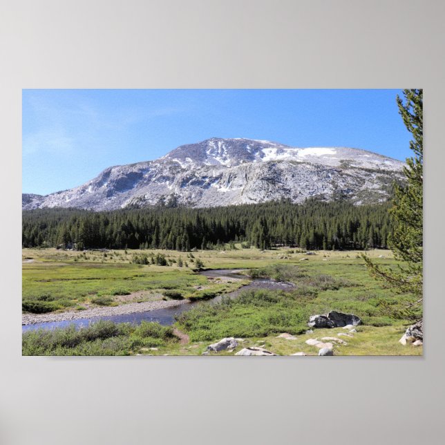 Tuolumne Meadows, Yosemite Nationalpark Poster (Vorne)