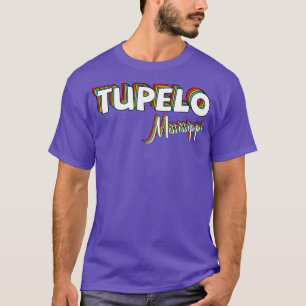 Tupelo Mississippi Stadt Vintage Retro Ästhetik T-Shirt