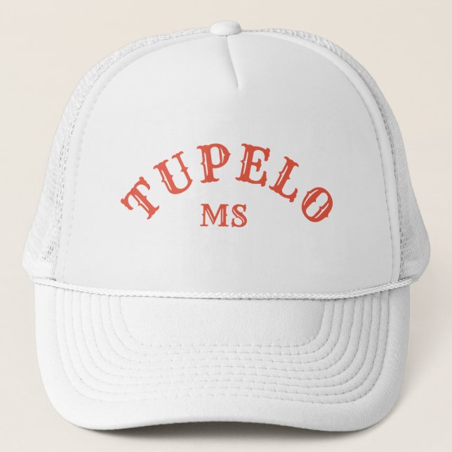Tupelo, Mississippi Truckerkappe (Vorderseite)