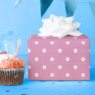 Tüpfelchen Entzücken Rosa Geschenkpapier
