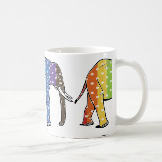 Tupfen-Elefant Kaffeetasse