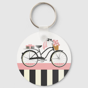 Tupfen-Fahrrad Schlüsselanhänger